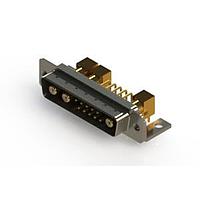 EDAC 629-13W3240-7T4 Mixed Contact D-Sub Connectors Right-angle Power Combo D-Sub Connector