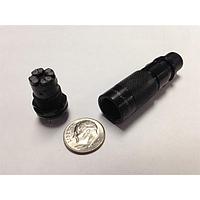 Amphenol Socapex UCOM10G+CTCB020 10Gb Ethernet and Fiber uCOM BLACK PLUG/PLUG 2M CORDSET