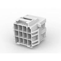 AMP Connectors - TE Connectivity 1-1971875-4 Wire Housings 3 x 4 PBT-A Cap Hsg Panel Mount