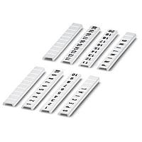 PHOENIX CONTACT 0801407:0081 Wire Labels & Markers ZackMarkStrip10Sec 3.5mm#s81-90vertlab