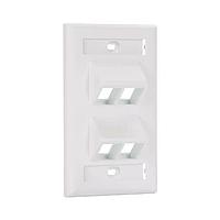 Panduit NK4VSFEI Electrical Enclosures NK 4 Port Sloped Vertical Fplatee