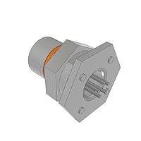 Samtec ACRK-12-02-G-S-B1-P-1 Connector Kits AccliMate(TM) IP68 Sealed Circular Receptacle Panel Assembly