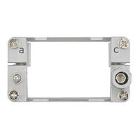 HARTING 09140100313 Accessories FRAME FOR 3 MODULES FOR 10P HOUSING a-c