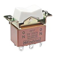 NKK Switches SW3007A Rocker Switches ON-OFF-ON DPDT