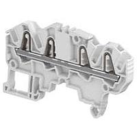 Entrelec - TE Connectivity ZK2.5-4P-BL Feed Through Terminal Block Aut SNK PI-Spring