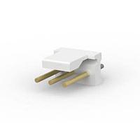 AMP Connectors - TE Connectivity 3-641209-3 Plug Housing HDR 3 POS VERT GOLD