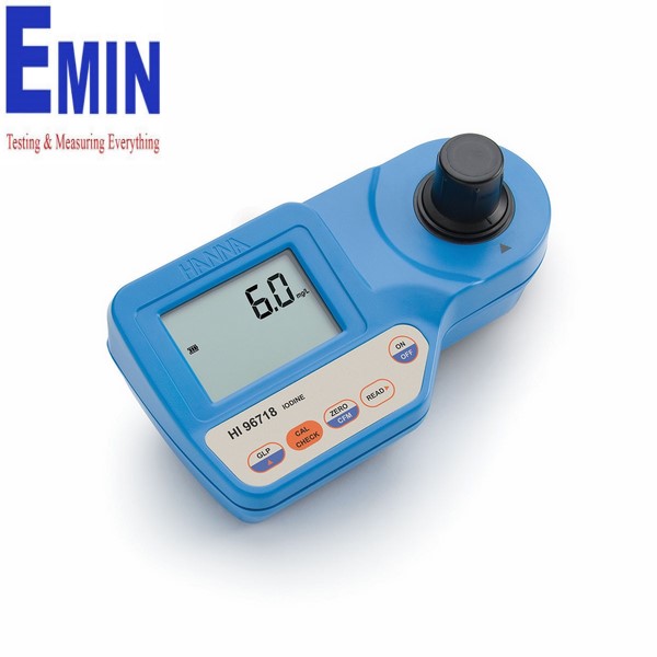 Portable instrument for iodine measurement in water and liquid testing applications