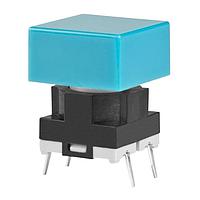 NKK Switches JB15HAP-2G Tactile Switches SPST OFF(ON) 270g OF FLAT CAP BLUE