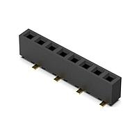 GCT (Global Connector Technology) BG125-07-A-1-1-0440-N-D Sockets 7w, 2.54mm Pitch Socket, SIL, SMT, Vert, D/Ent, R1, GF, Tube