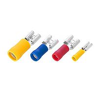 KS Terminals FDD0.5-110(5) Double Crimp Vinyl, Double Crimp Female, 26-22 AWG, .020 x .110