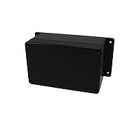 Bud Industries AN-2817-AB Electrical Enclosures Aluminum Enclosure with Mounting Flanges Black (6.3 X 3.9 X 3.2 In)