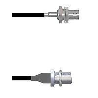 Amphenol Custom Cable Q-0401U0003012i RF Cable Assemblies BNC-SJB/N-SJB G174 12I