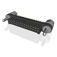 Amphenol Socapex MHDAS2M030YDE60 Connectors Micro HDAS 30 male straight pc tail contacts30 position pin 1.27 mm 2 row straight