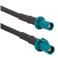 Amphenol RF 095FPZFPZSGM100 RF Cable Assemblies FAKRA Straight Plug G-58 Cable, 1 Meters