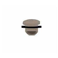 BIVAR PLW5-2.5mm-S54 Rigid Light Pipes Light Pipe, Rigid, Panel Mount (Front), Gray, 5mm IP54 Round Lens, Low Profile Dome Face, Smoked, 2.5mm