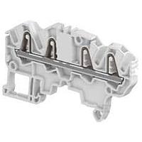 Entrelec - TE Connectivity ZK2.5-4P-OR Feed Through Terminal Block Aut SNK PI-Spring