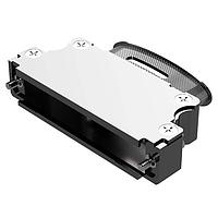 Amphenol Positronic D37000AWNE0/AA Banded Backshell D-Sub Backshell  Low Profile,Banded Ellipt Top slot M internal hex,  Size 4