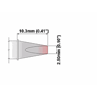 Thermaltronics K75CH025 Soldering Tip