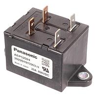 Panasonic Industrial Devices AEP52024 High Capacity 20A 24VDC Top Mount H. Cap DC Pwr Relay