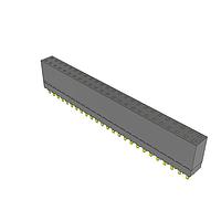 Samtec ESW-125-37-G-D Stackthrough .100" Elevated Socket Strip