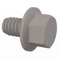 Essentra Components 0325020037FXM225 Hex Flange Hex Flange Bolt, 1/4-20 Thread, 3/8 Lg