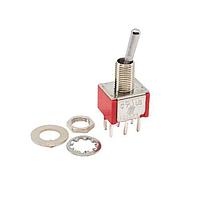 E-Switch 100DP1T1B1M2QEH Toggle Switches DPDT ON-ON PC MNT