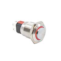 E-Switch PVA3H230SS311 Anti-Vandal 2A 36VDC ON-ON IP65 Stain.Stl Red LED