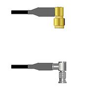 Amphenol Custom Cable Q-3700U000D006i RF Cable Assemblies SMA-RP/HDBNC-RP LMR19 6I