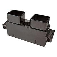 Amphenol Air LB France SIM2N42N Modular Interconnect Systems Receptacle Standard 2 Modules Metallic Standard Black nickel Without polarization