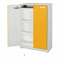 DaiHan SCF90-300 Premium Acids/Corrosives Safety Cabinet (337L, Floor-Type)