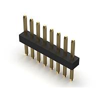 GCT (Global Connector Technology) BC020-23-A-0380-0300-L-G Board to Board & Mezzanine Connectors 23w, 1.0mm Pitch Pin Hdr, SIL, TH, Vert, GF, Box