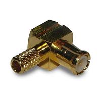 Amphenol RF 252102 Connectors MCX RIGHT ANGLE PLUG 174 316 GOLD