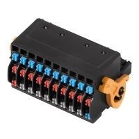 Weidmuller 1000570000 Pluggable Terminal Blocks BL-I/O 3.50/30LR PNP LED SN BK BX