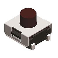 Diptronics DTSJW-67N-V-B Tactile Switches 6x6 180gf BROWN SMT