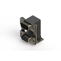 EDAC 663-009-264-050 Dual Port D-Sub Connectors Right-angle Dual Port D-Sub Connector
