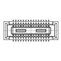 Hirose Electric DF40TC-30DS-0.4V(51) Board to Board & Mezzanine Connectors BOARD TO FPC CONN, RCPT, 30POS