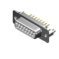 Molex / FCT 173109-1926 Receptacle FCT DSUB STR PC RCPT 25 PN W/SNAPIN