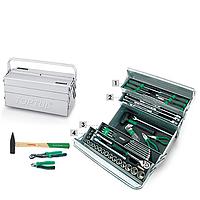TOPTUL GCAZ0039 Tool Chest Set Satin Chrome (63 pcs)