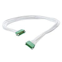 Harwin G125-MC11205L4-0300M Discrete Wire Cable Assemblies 1.25MM M/M CA 2X6 300MM 26AWG