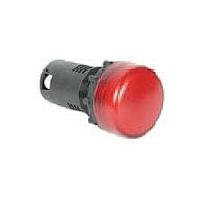 Omron Automation and Safety M22R-ER-T2 LED Pilot Light, Red Round, 220VAC