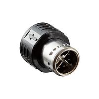 Amphenol LTW APPM-A08MAPAS-XS1 Connectors Circular Metric Connector MPronto-12 (M12 Push Pull), X Code, Metal, 0.5A, 08 pins, Male Connector, Male Contact, Straight, Field Installable