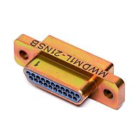 Glenair MWDM1L-25P-4E7-24M Micro-D D-Sub Connectors MICRO D PREWIRED CON 25CNT PIN #24AWG