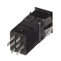 Honeywell 4A11BFA11 Switch Bezels / Switch Caps DPDT black no lamp silver conta