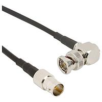 Amphenol RF 095-850-233M075 RF Cable Assemblies BNC RA Plg to BNC Str Jck 4855R .75m