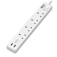Tripp Lite PS4B18USBW Power Outlet Strips PS4B18USBW