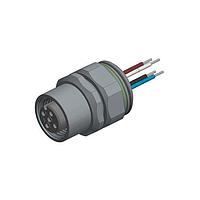 Amphenol CONEC 43-01006 Connectors FML SCK M12X1 W/WIRE FRNT MNT REPOSITION