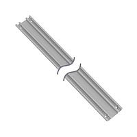 Banner Engineering LMBWLB72R1200 LED Mounting Brackets Bracket: For Use with WLB72, 1200 mm Length; Rail bracket for extrusion mounting; Anodized Aluminum; Hardware Included