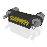 Amphenol Socapex MHDAS2F016YDE60 Connectors Micro HDAS 16 female straight pc tail contacts16 position socket1.27 mm 2 row straight