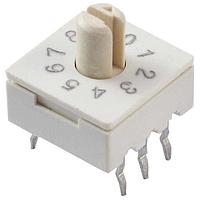 CTS Electronic Components 221ADB10 Rotary Switches 10 Pos. Thru Hole Shaft 4.32mm Ht.