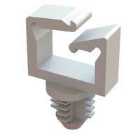 Essentra Components LWSBH-3-01 Locking Wire Saddle Lock Wire Sdl,Blind Hl Mnt,Natural